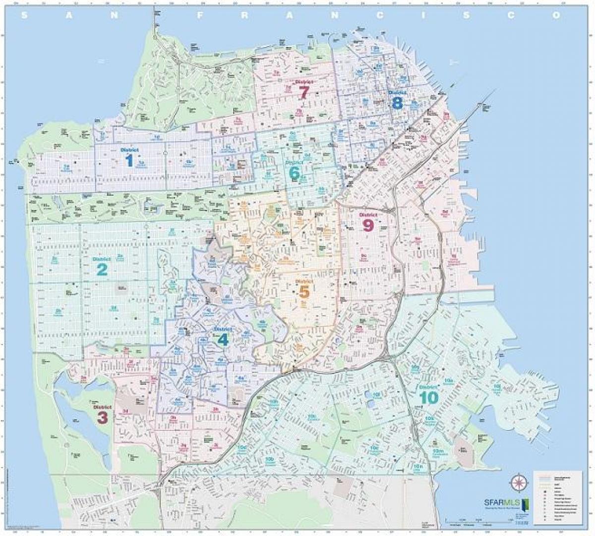 सैन फ्रांसिस्को mls नक्शा
