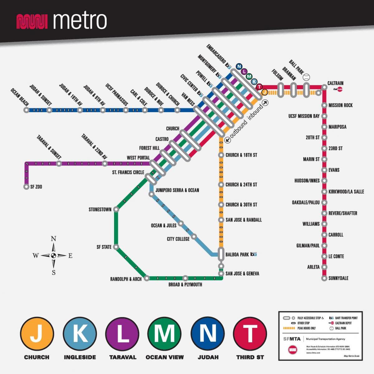 मुनि मेट्रो का नक्शा