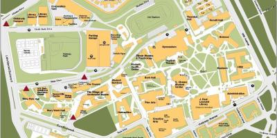 एस एफ राज्य विश्वविद्यालय का नक्शा